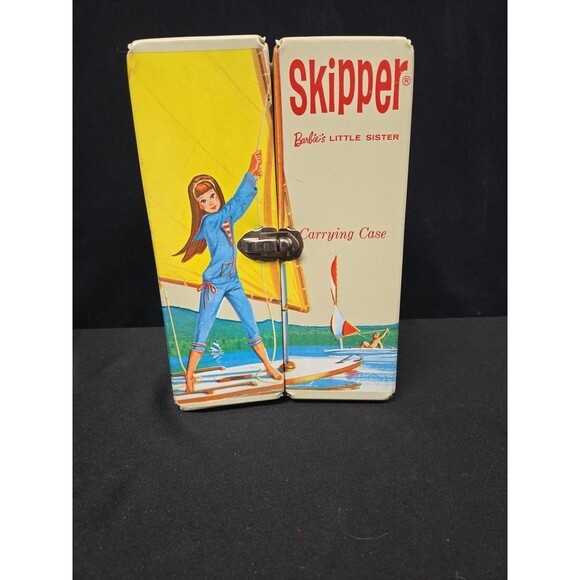 Skipper Barbie's Little Sister Sailing Land‎ and Sea Carrying Case 1964 Mattel - Picture 1 of 8